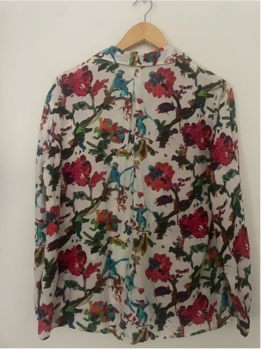 Milano Floral Button-Up Blouse - italy print - Picture 4 of 8